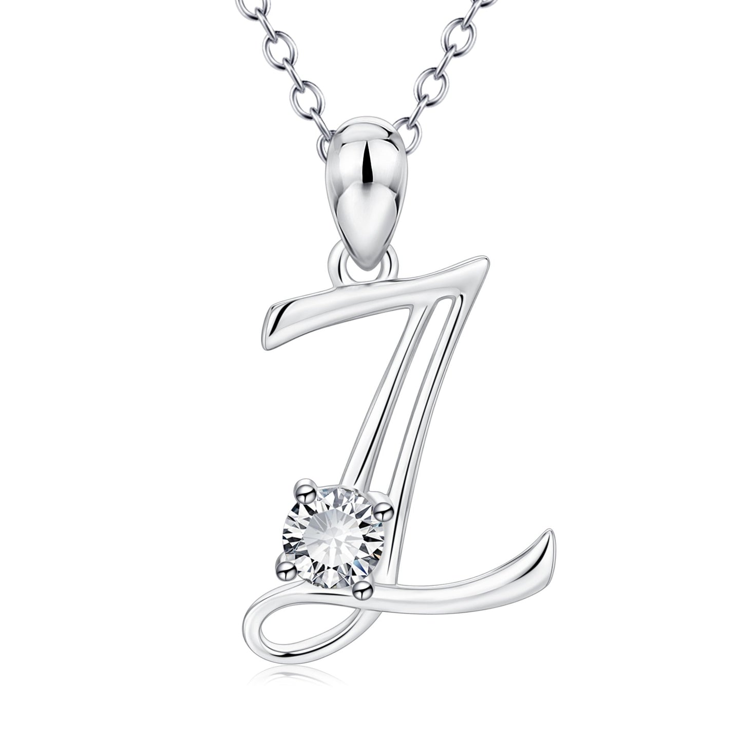 Z-Initial Sterling Silver Pendant