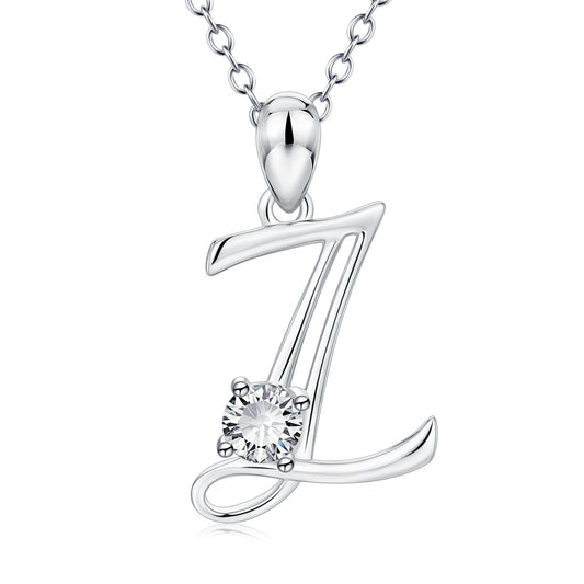 Z-Initial Sterling Silver Pendant