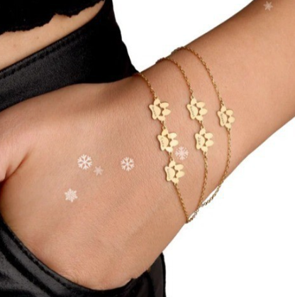 Custom Pet Paw Engraved Bracelet