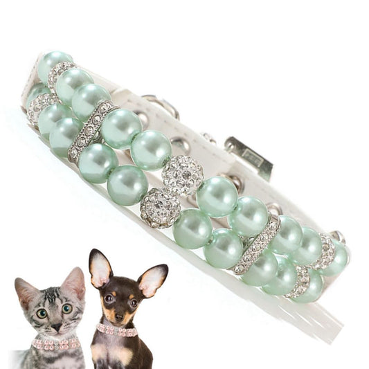 Elegant Pearl Pet Necklace